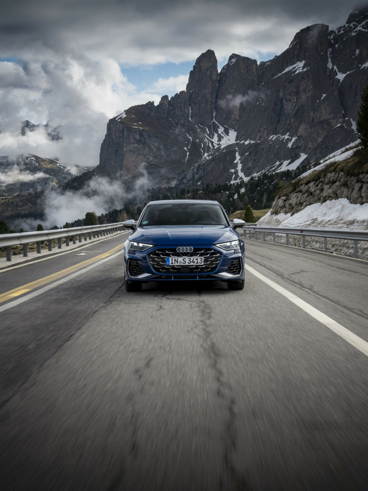 Audi S3 in the Dolomites